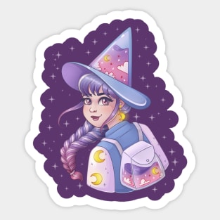 Dreamy Pastel Witch Sticker